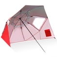thumbnail image 1 of Graflsoa Portable Multi-Functional Fishing Umbrella with 1.2m Canopy Radius, Red - Ideal for Outdoor Protection from Sun, Rain, and Wind, 1 of 6