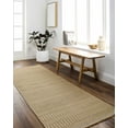 thumbnail image 7 of BoutiqueRugs Tirza Bohemian Jute and Cotton Natural Fiber Area Rug - Boho High Low Textured Geometric Area Rug for Living Room, Bedroom - Machine Washable - Tan, Beige, Cream - 2'7" x 4'5", 7 of 7