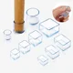 thumbnail image 2 of 16 piezas de tapas transparentes para patas de muebles, protectores de patas de goma antideslizantes para sillas, mesas y sofás, protectores para suelos de madera contra arañazos, 2 of 5