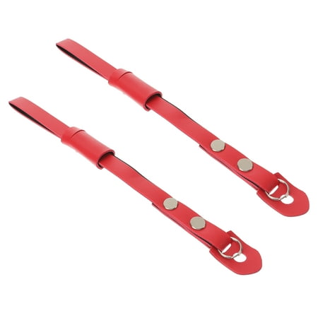 Image of 2 Pcs Camera Wrist Strap Cowhide SLR Lanyard for Micro Single Red