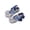 Blue, variant on Xfvqtps Sparkle Princess Mary Jane Ballet for Girls Hook and Loop Strap Close Toe Pearl Mesh Bow Sequin Spring Summer Dressy Casual Shoes