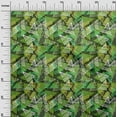 thumbnail image 3 of oneOone Cotton Flex Green Fabric Abstracts Dress Material Fabric Print Fabric By The Yard 40 Inch Wide, 3 of 5
