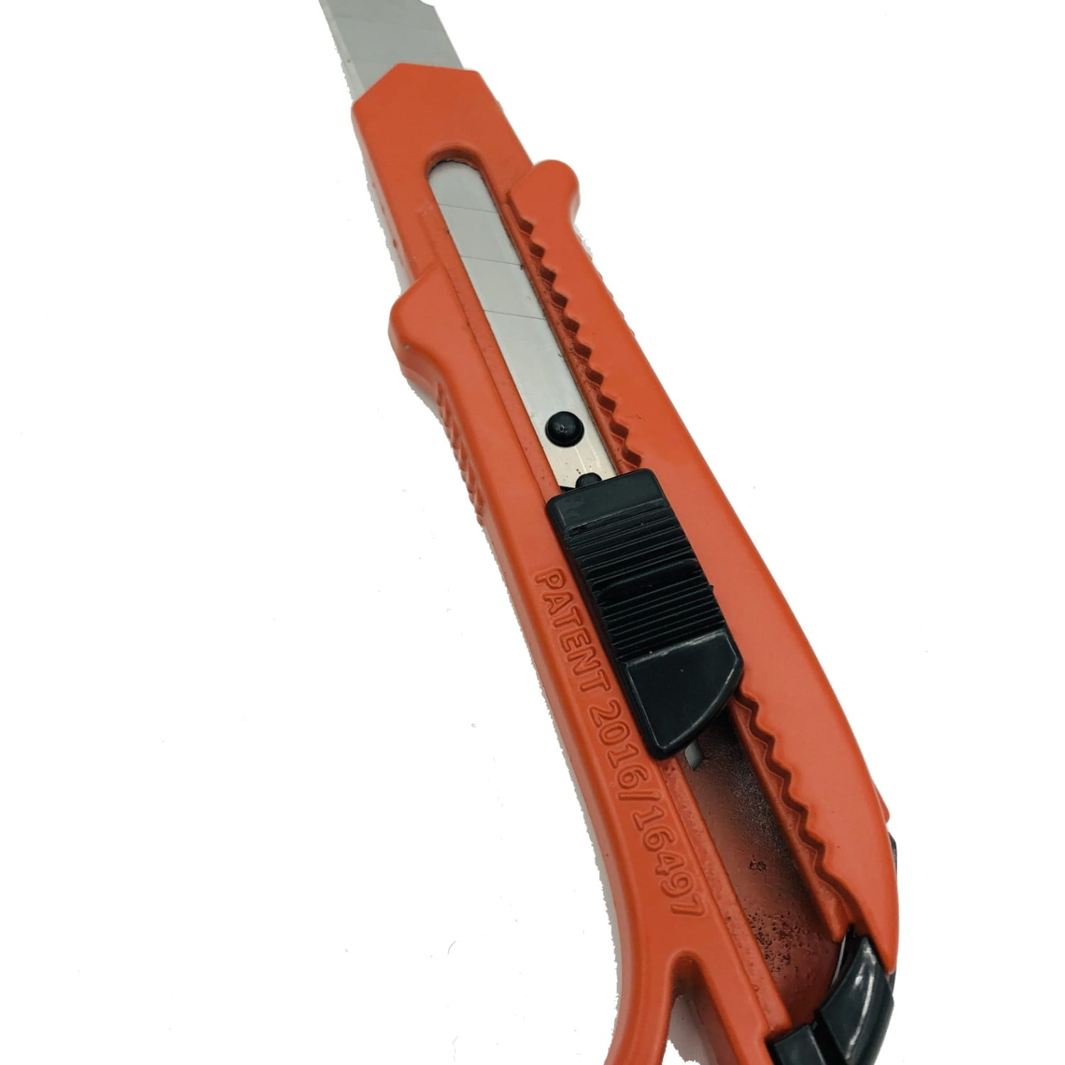 Rox ROX-UTILKNIF-METAL-ORG-1539750 Heavy Duty Retractable Snap Off Blade Utility Knife Cutting Edge Box Cutter - Pack of 6