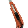 thumbnail image 4 of Rox ROX-UTILKNIF-METAL-ORG-1539750 Heavy Duty Retractable Snap Off Blade Utility Knife Cutting Edge Box Cutter - Pack of 6, 4 of 5