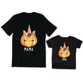 thumbnail image 1 of Mama Women's T-Shirt Pumpkin Floral Unicorn Graphic Tee Mini Kids Toddler Shirt Baby Bodysuit Halloween Family Matching Mommy Daughter Outfits, 1 of 3
