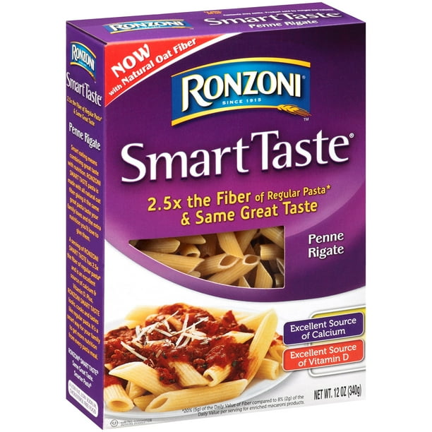 ronzoni-smart-taste-penne-rigate-pasta-12-ounce-box-walmart-walmart