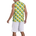 thumbnail image 2 of Naloa Corn Cob Basketball Jersey Reversible Men's Mesh Athletic Sports Shirts Training Practice S-4XLXX-Large, 2 of 6
