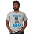 thumbnail image 4 of Dream Big Little Pug Sunglasses Dog Men's Graphic T Shirt Tees Brisco Brands S, 4 of 4