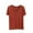 Red, variant on Timegard Tops for Women V Neck Short Sleeve Loose Comfy Tee Casual Solid Color Breathable Top Blouse