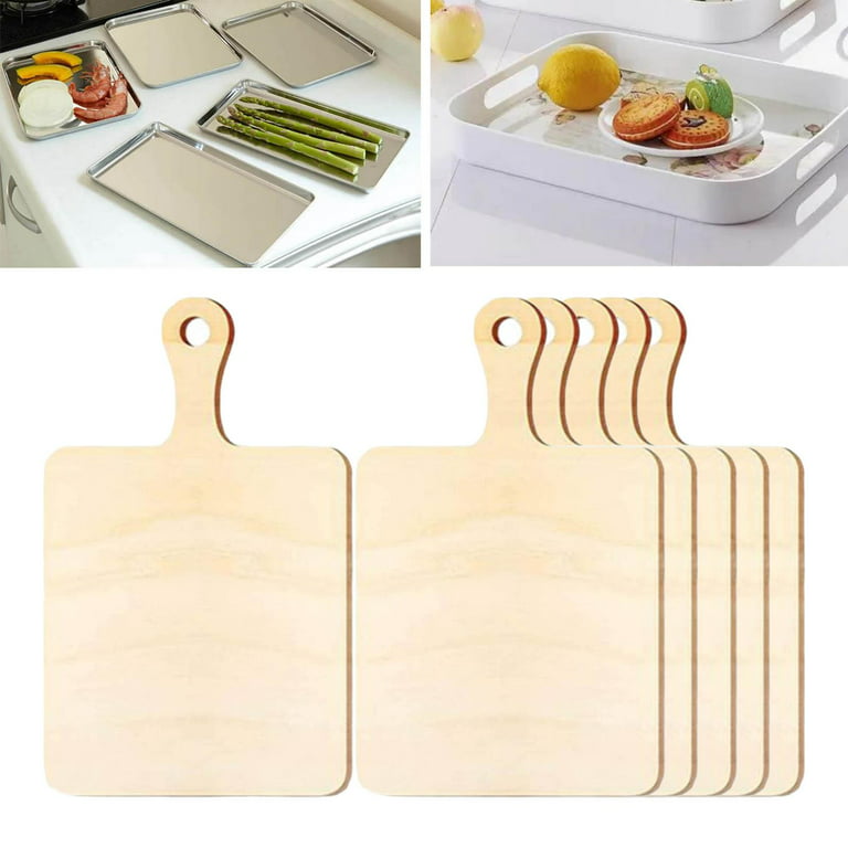 6 x Rectangle Chopping Board Cheese Board Chopping Board Kit Small for Home  