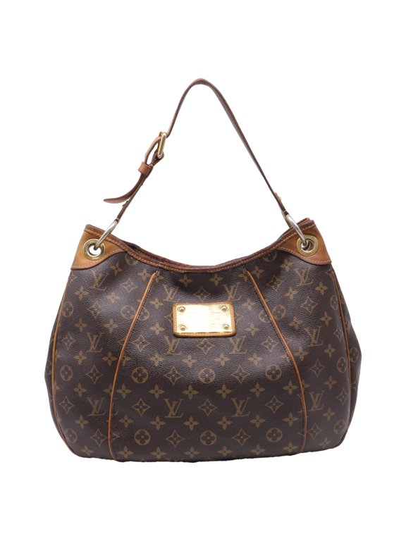 Pre-Owned Louis Vuitton Monogram Galliera PM Bag in Brown Coated Canvas