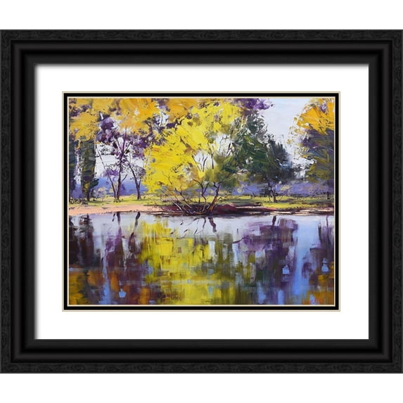 Gercken, Graham 18x15 Black Ornate Wood Framed with Double Matting Museum Art Print Titled - Tumut