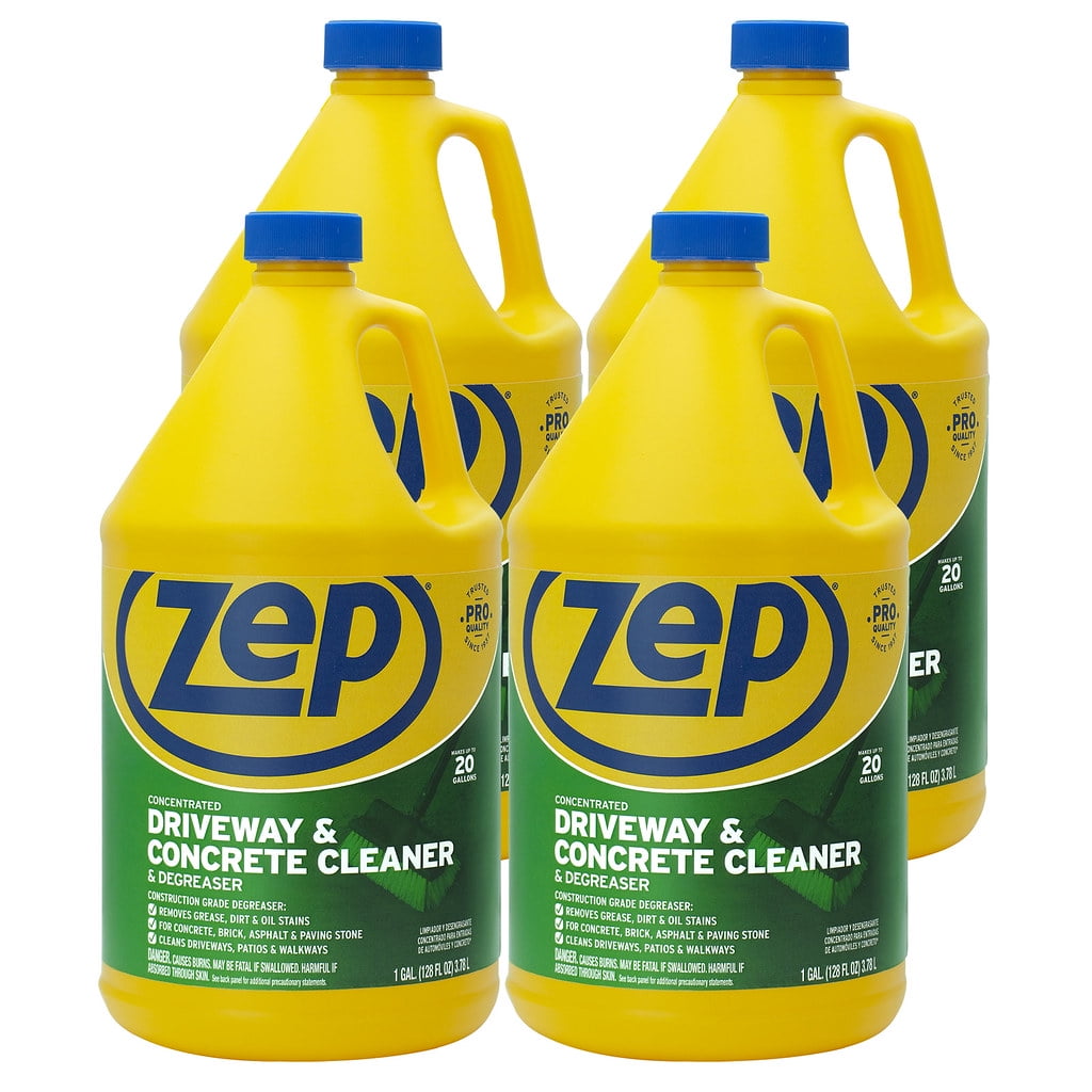 Zep Driveway and Concrete Pressure Wash Cleaner Concentrate 128 Ounce
