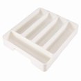 thumbnail image 6 of 6X New Kitchen Drawer Organizer Tray Spoon Cutlery Separation Finishing Storage Box Cutlery Kitchen Storage White, 6 of 8