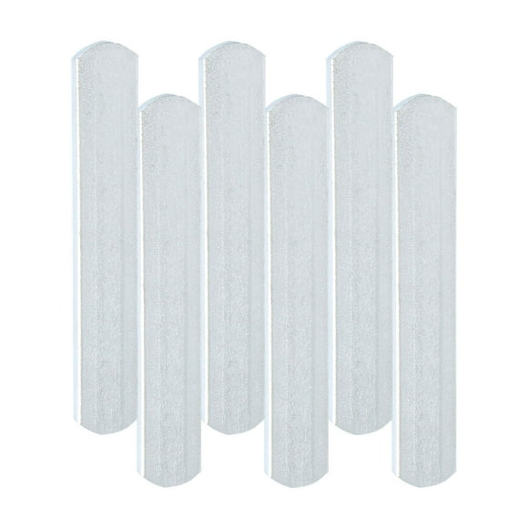 Miangastore Plaque de Poids en Acier Inoxydable pour Entraînement Physique 6 Pcs Argent Idéal pour Gym et Entraînements à Domicile