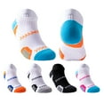 thumbnail image 2 of TELOLY 4Pairs Mens Socks9-13Mens Ankle Socks Size 9-11 Men's Socks ,Colormixing4, 2 of 4