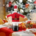 thumbnail image 5 of Christmas Wine Bottle Cover, Ongmies Knitted Xmas Bottle Sweater with Santa Hat for Wine, Champagne, and Beer Bottles, Christmas Ornaments, 5 of 5