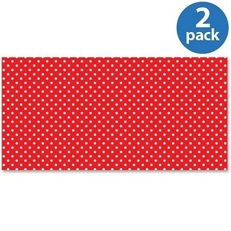(2 pack) (2 Pack) Fadeless, PAC57408, Bulletin Board Art Paper, 1 Roll, Red
