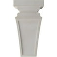 thumbnail image 2 of Ekena Millwork 4"W x 4 3/4"D x 8"H Small Nevio Wood Vintage Decor Corbel, Chalk Dust White, 2 of 5