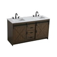 thumbnail image 6 of Elegant Kitchen and Bath Austin 60 inch Double Bathroom Vanity in Expresso, 6 of 10