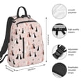 thumbnail image 2 of Yiaed White And Black Rabbit Print Lightweight Backpack Travel Backpacks Hiking Daypack for Women Men, 2 of 5