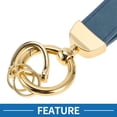 thumbnail image 3 of Llavero de Coche Único Bargains Llavero Universal con Anillo para Llaves de Fob para Casa Aleación de Zinc Tono Dorado Azul 1 Juego, 3 of 6