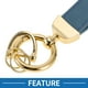 thumbnail image 3 of Llavero de Coche Único Bargains Llavero Universal con Anillo para Llaves de Fob para Casa Aleación de Zinc Tono Dorado Azul 1 Juego, 3 of 6