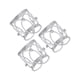 thumbnail image 4 of 3 piezas de servilleteros navideños, anillos para servilletas, reutilizables, multifuncionales y exquisitos Plateado, 4 of 9
