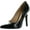 Black Faux Pat, variant on Delicious Womens Date-H Fashion Pumps-Shoes