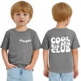 thumbnail image 6 of Big Bro Shirt,Summer Short Sleeve Big Bro Club Shirt Toddler Boys Cool Brother Gift Baby Boy Sibling Reveal Tees Tops Gray 1-2Y, 6 of 6