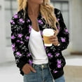 thumbnail image 2 of Women's Coats, Jackets & Vests Floral Print Cardigan Casual Tops, 2 of 5