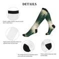 thumbnail image 5 of Lsque Fog Forest Pattern Sport Compression Socks for Men & Women 15-20 mmHg Knee High Nurse Pregnant Running Medical and Travel Athletic, 5 of 6