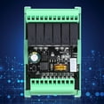 thumbnail image 2 of Risegun Controlador PLC, Controlador lógico programable DC24V Placa PLC 5A Controlador programable Simple eléctrico Entrada de 8 Puntos y Salida de 6 Puntos, 2 of 9