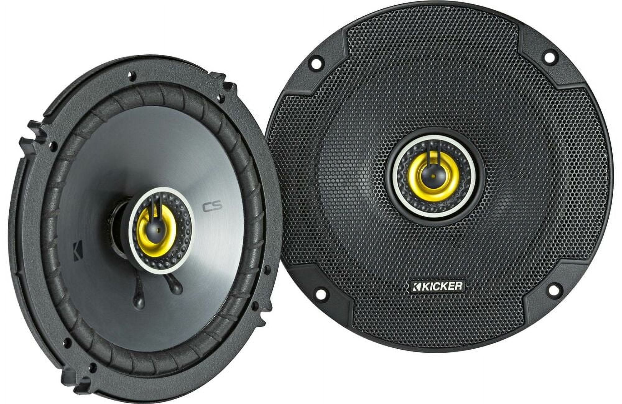 Kicker CS Series Front Door Speaker Replacement Package Fits 2006-2011 Honda Civic Hybrid, Civic