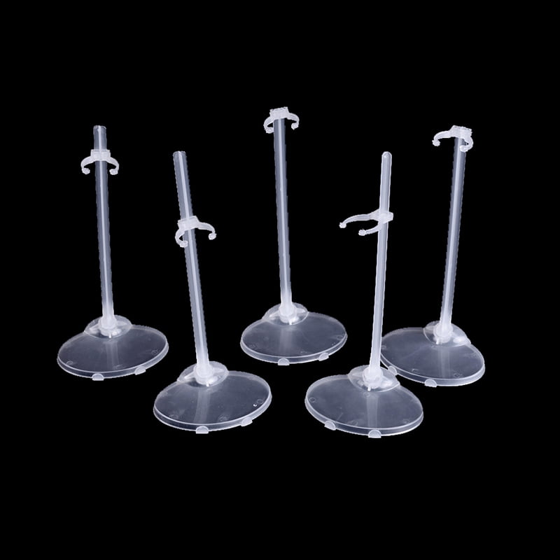 10 Pcs Doll Stand Display Holder 11.5'' Transparent Model Support Supplies Decor 10 Pcs Doll Stand Display Holder 11.5'' Transparent Model Support Supplies Decor