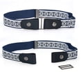 thumbnail image 2 of Audhol Stretchy Belt for Women Fashion Women Ladies Printing Leather Waist Belt Body Belt Wide Elastic Belt Womens Belt B One Size, 2 of 2