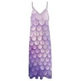 thumbnail image 6 of Purple Mermaid Scales Sleeveless Dress Women's Evening Dress Womans Clothing, 6 of 9
