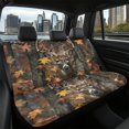 thumbnail image 7 of FUIALDOLG Autumn Rear Bench Seat Covers with Deer Forest Print, 2 Piece Washable Car Rear Seat Covers Easy to Install for Cars Vans and Auto Use, 7 of 7