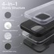 thumbnail image 3 of Funda JeTech Silicone para iPhone 15 Pro de 6.1 pulgadas, negra, 3 of 6