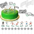 thumbnail image 1 of Decoración para tartas Tallew Soccer, feliz cumpleaños, 24 unidades, 1 of 7