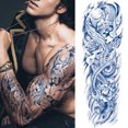 thumbnail image 1 of Tatuajes De Tinta De Jugo Etiqueta engomada del tatuaje del brazo Etiqueta engomada del tatuaje del cuerpo fantástico Koi Crane para el maquillaje de las muchachas de los muchachos Sywqhk Libre de BPA, 1 of 3