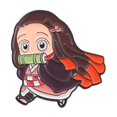 thumbnail image 1 of Demon Slayer Animation Game Peripheral Toys Tanjirou Nezuko Metal Brooch Badge Q-Version Decorations Anime Action Collection, 1 of 5