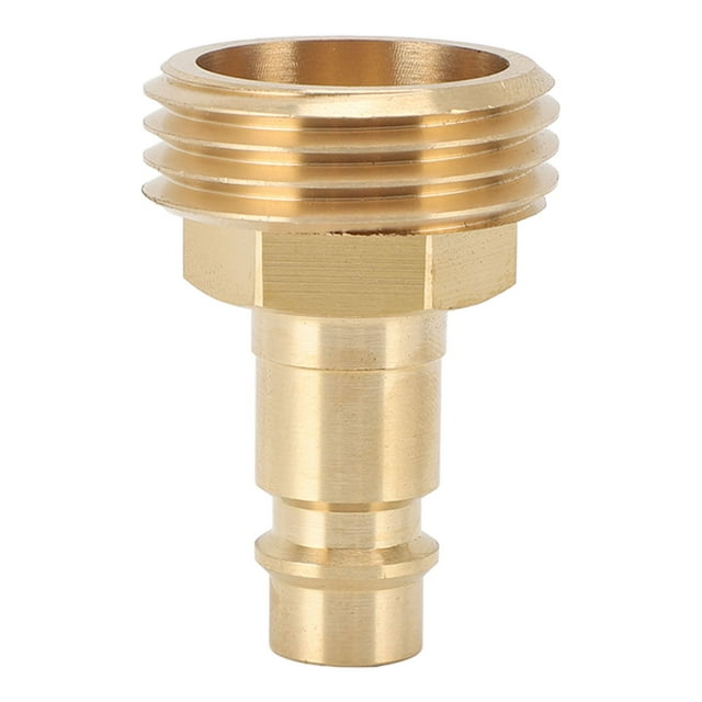 Quick Connector Hose Adapter, PF247007 Wear Proof RV Quick Connector Hose Adapter Leakproof Effortless Installation for 3/4in RV Spray Port Outlet