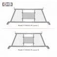 thumbnail image 3 of AA-Racks P-HX-502-M Louver Long Style Steel Headache Rack Middle Screen Protective Set, Truck Rack Accessories for Model HX-502, 3 of 5
