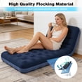 thumbnail image 5 of SOTOS Twin Air Mattress with Flocked Top, 12 inch Air Bed, Inflatable Bed for Camping Guest Home Use Portable, 5 of 9