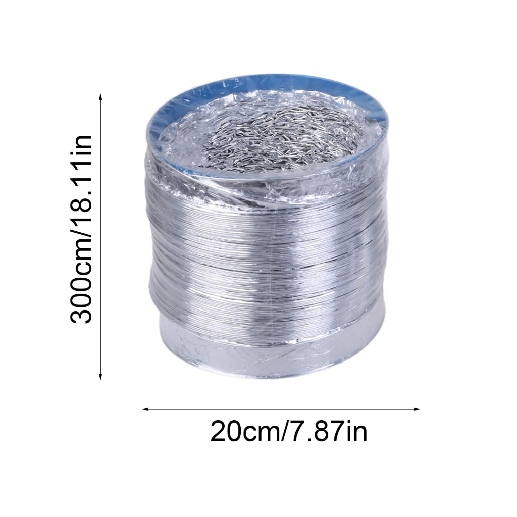 8Inch Aluminum Dryer Vent Tube Dryer Fire-proof Heat Resistant Ventilation