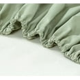 thumbnail image 4 of Chezmoi Collection 6-Piece Sage Green Sheet Set King - Extra Soft Breathable Brushed Microfiber Bed Sheets with 15" Deep Pocket & 4 Pillowcases, 4 of 5