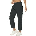thumbnail image 2 of iHPH7 Joggers for Women Athleisure Women Quick Dry Pants Women Baggy Pants High Waisted Pants for Women Fall Clothes for Women Y2k Pants Dark Gray 3XL, 2 of 7