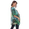 thumbnail image 3 of White Mark Women's Maternity Short Caftan with Tie-up Neckline, 3 of 6