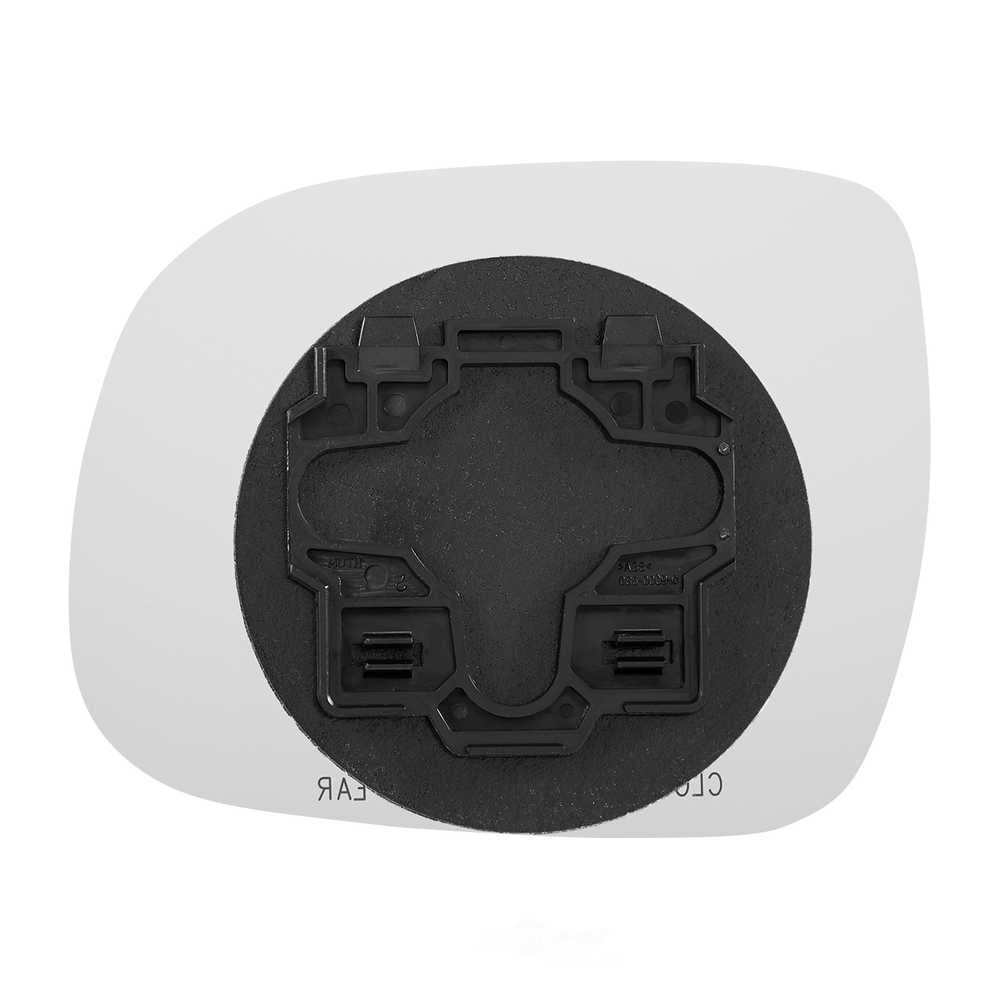 Burco Side View Mirror Replacement Glass with Motor Mount Plate - Clear Glass - 5165RSG